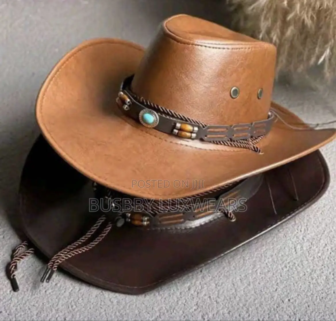 New Leather Cowbow Hats