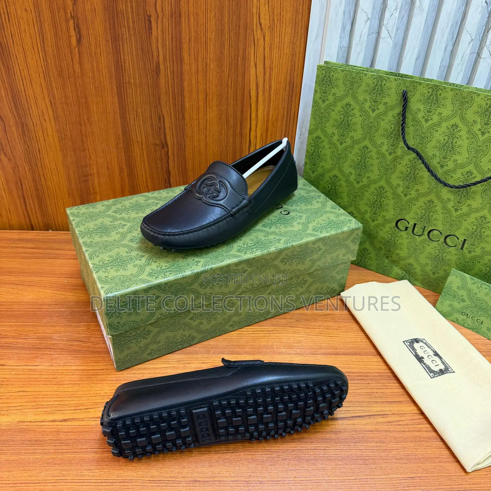 Luxury Update Gucci Interlocking G Leather Loafers.
