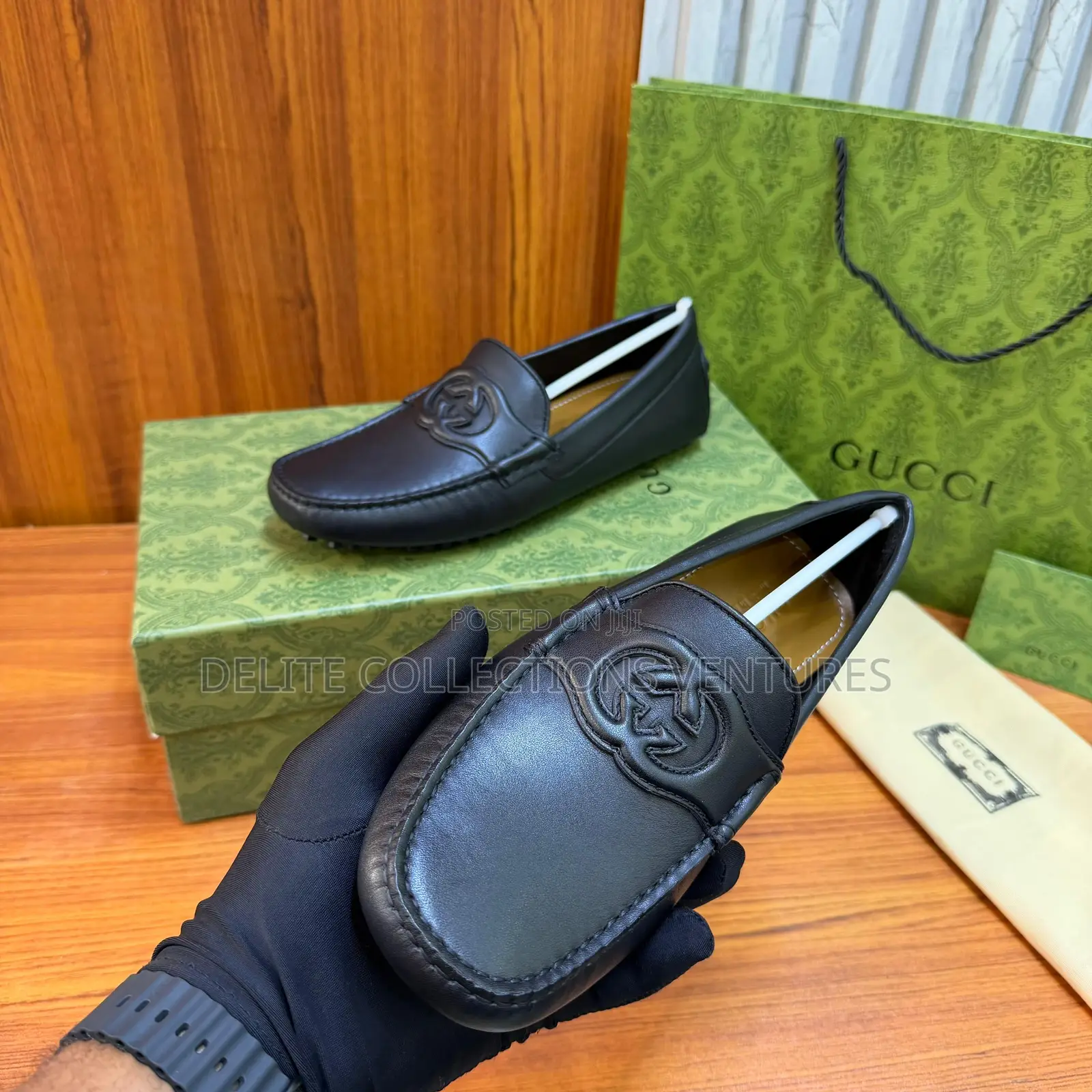 Luxury Update Gucci Interlocking G Leather Loafers.