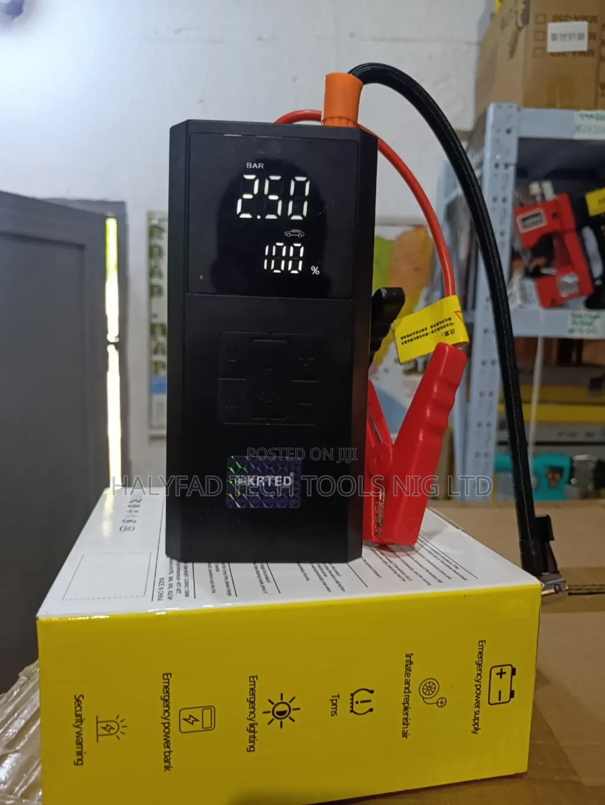 5 in 1 Jump Starter/Inflator Pump Integrated Machine