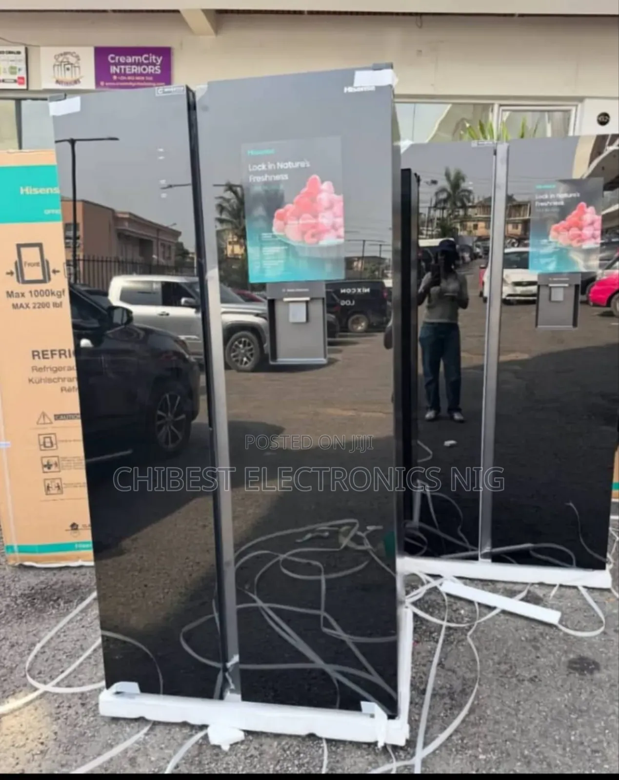 Original Hisense Premium Quality Luxury Side by Side Inverter Fridge