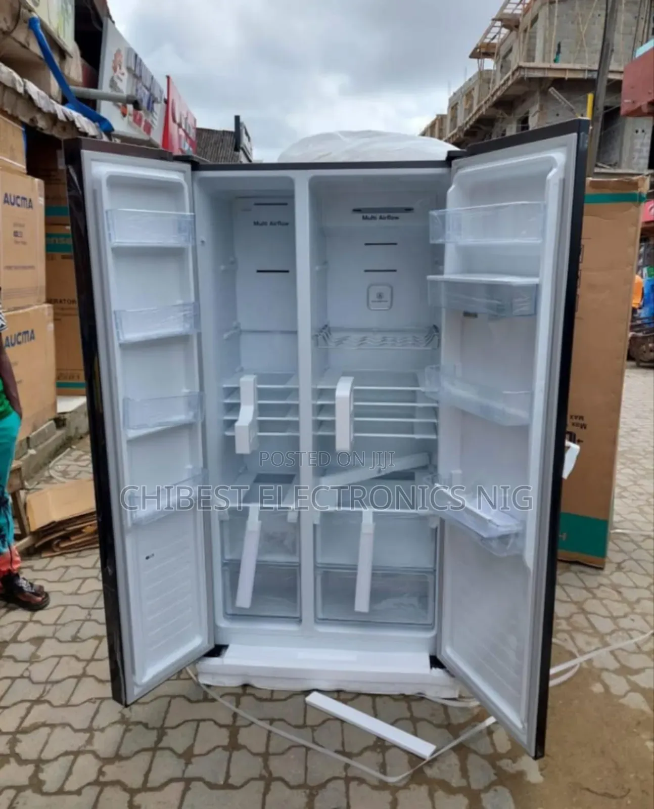 Original Hisense Premium Quality Luxury Side by Side Inverter Fridge