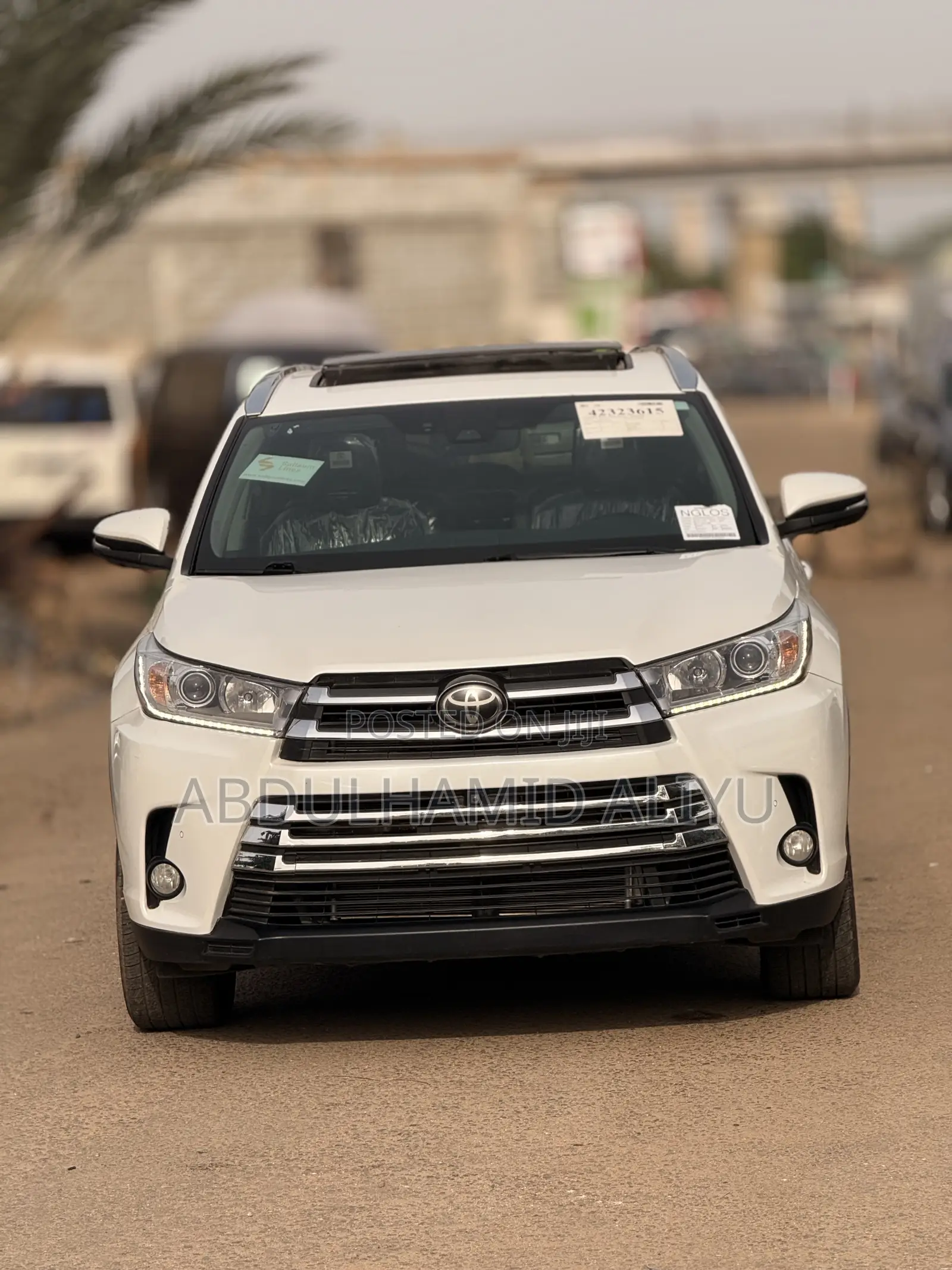 Toyota Highlander Limited 4x4 V6 (3.5L 6cyl 8A) 2017 White