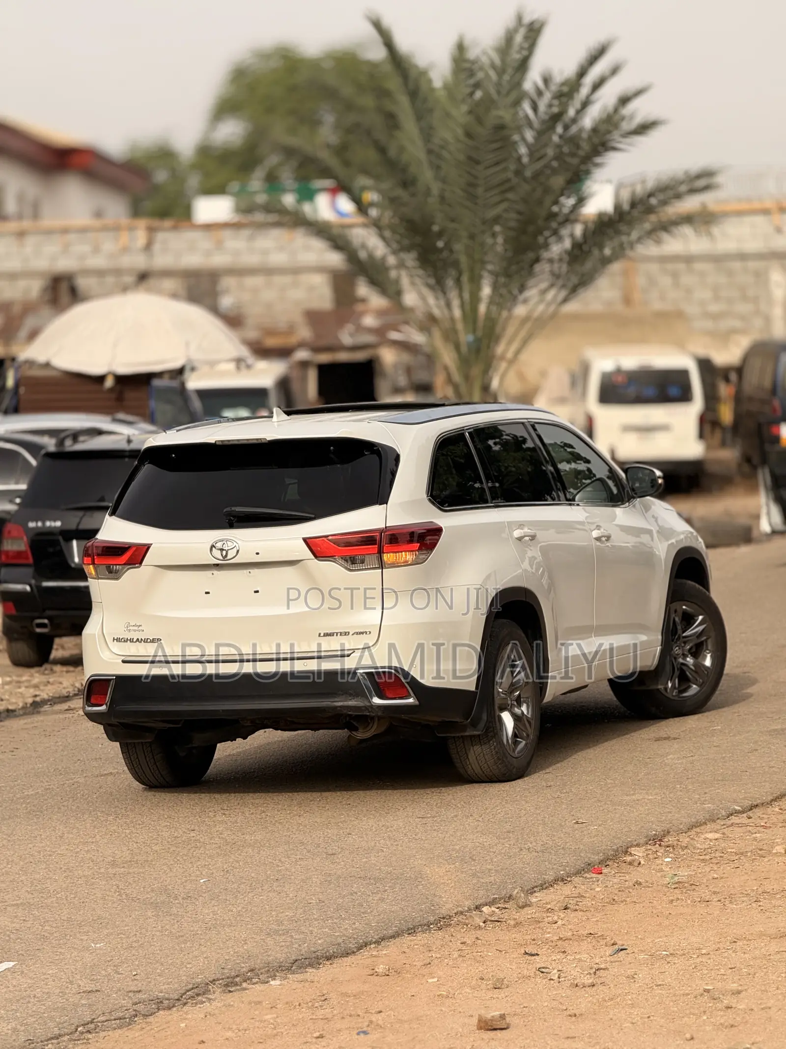 Toyota Highlander Limited 4x4 V6 (3.5L 6cyl 8A) 2017 White