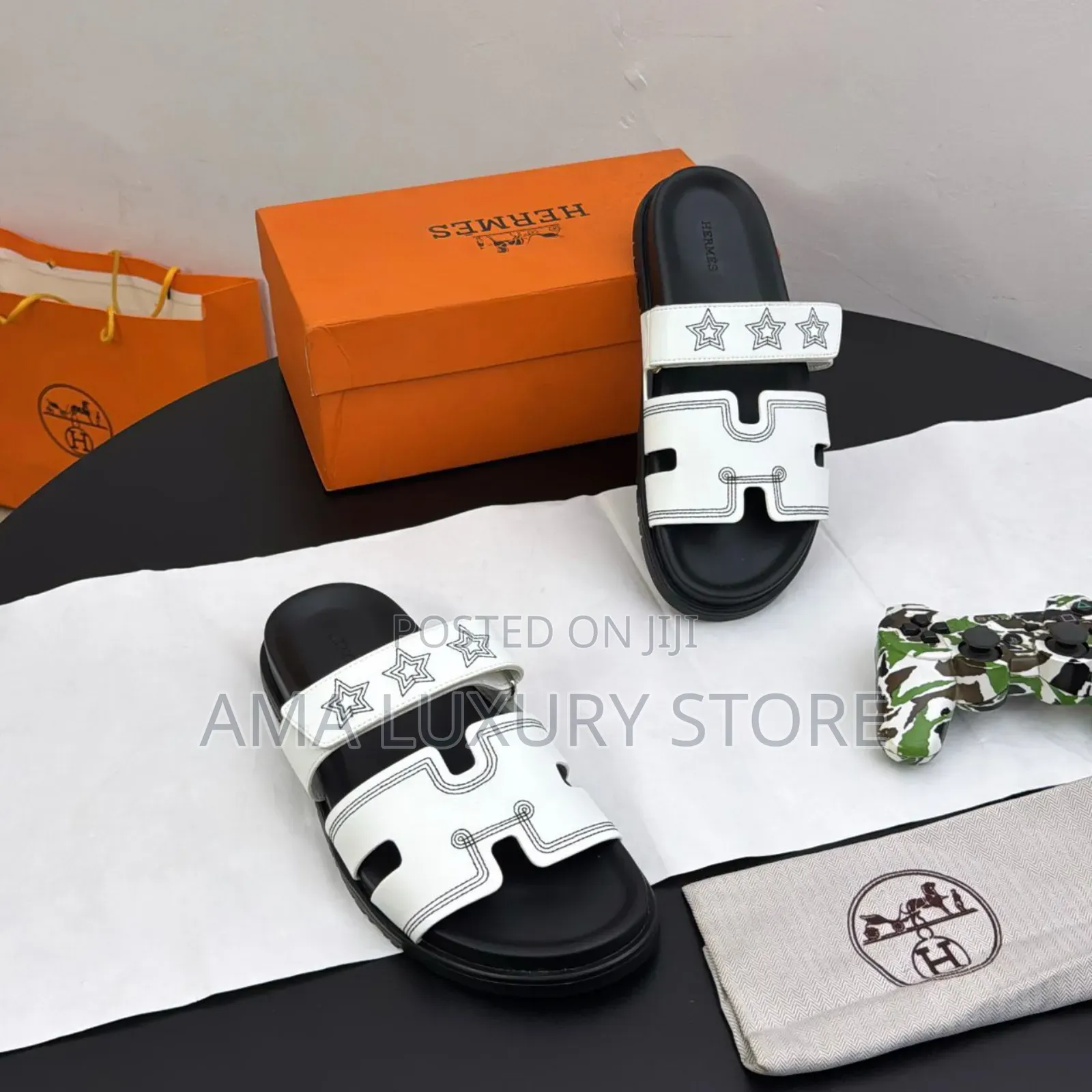 Hermes Luxury Designer Men's Slippers