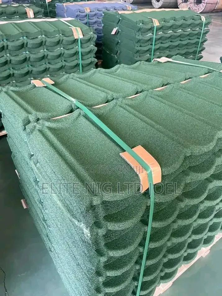 Natural Green Bond Zealand Stone Coated Roofing Sheet in Ajah Lagos