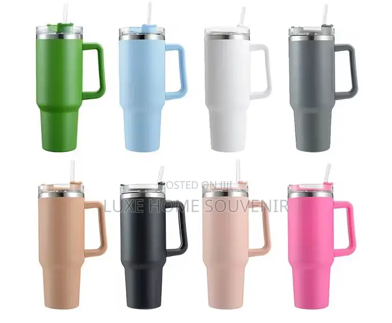 1200ml Plain Stanley Cup With Straw