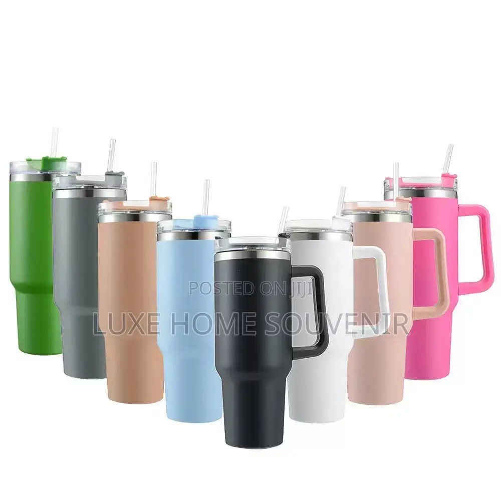 1200ml Plain Stanley Cup With Straw