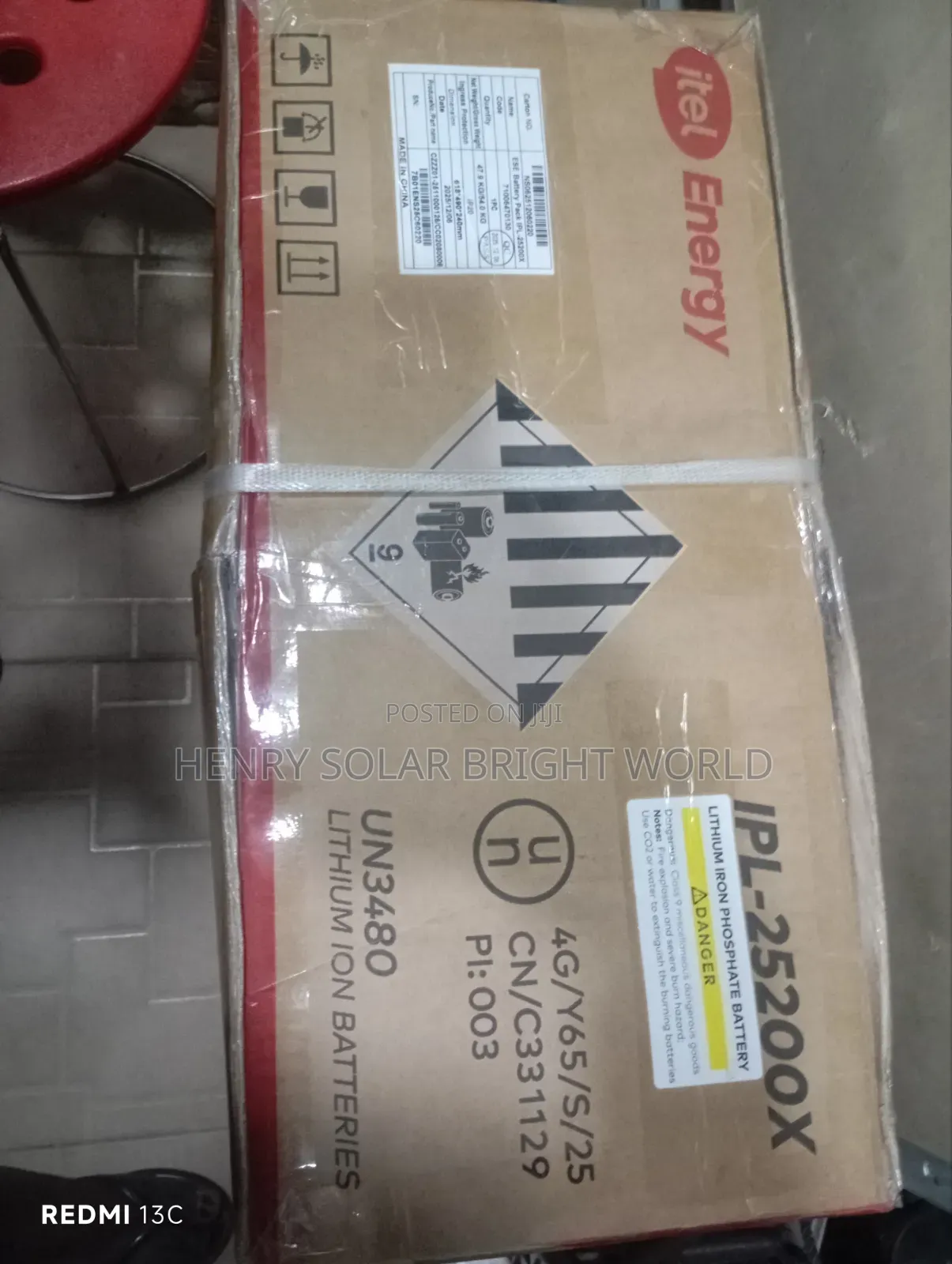Itel 2.5kwh 24v Lithium Battery