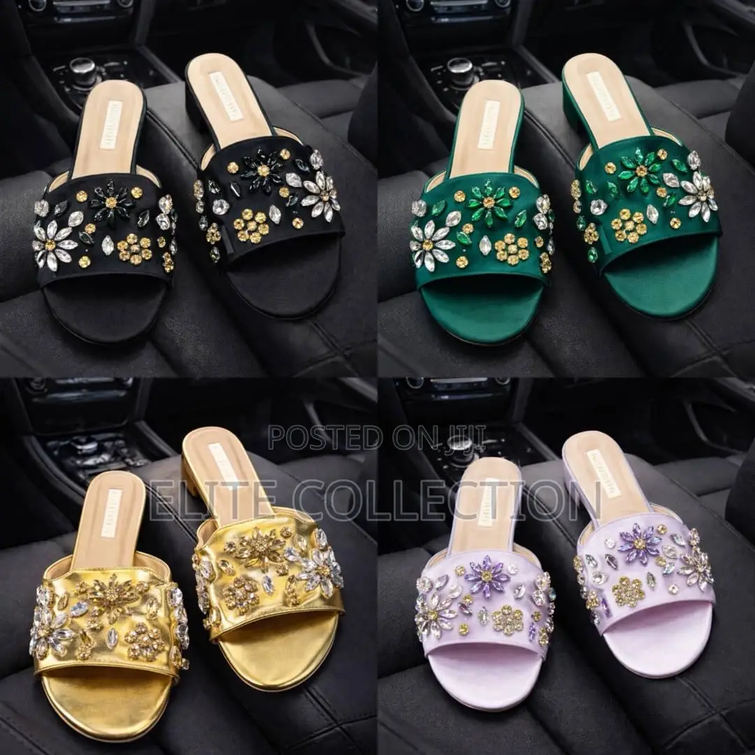 Sallebyapril Rhinestone Embellished Flats Sizes: 37-42 Boxed