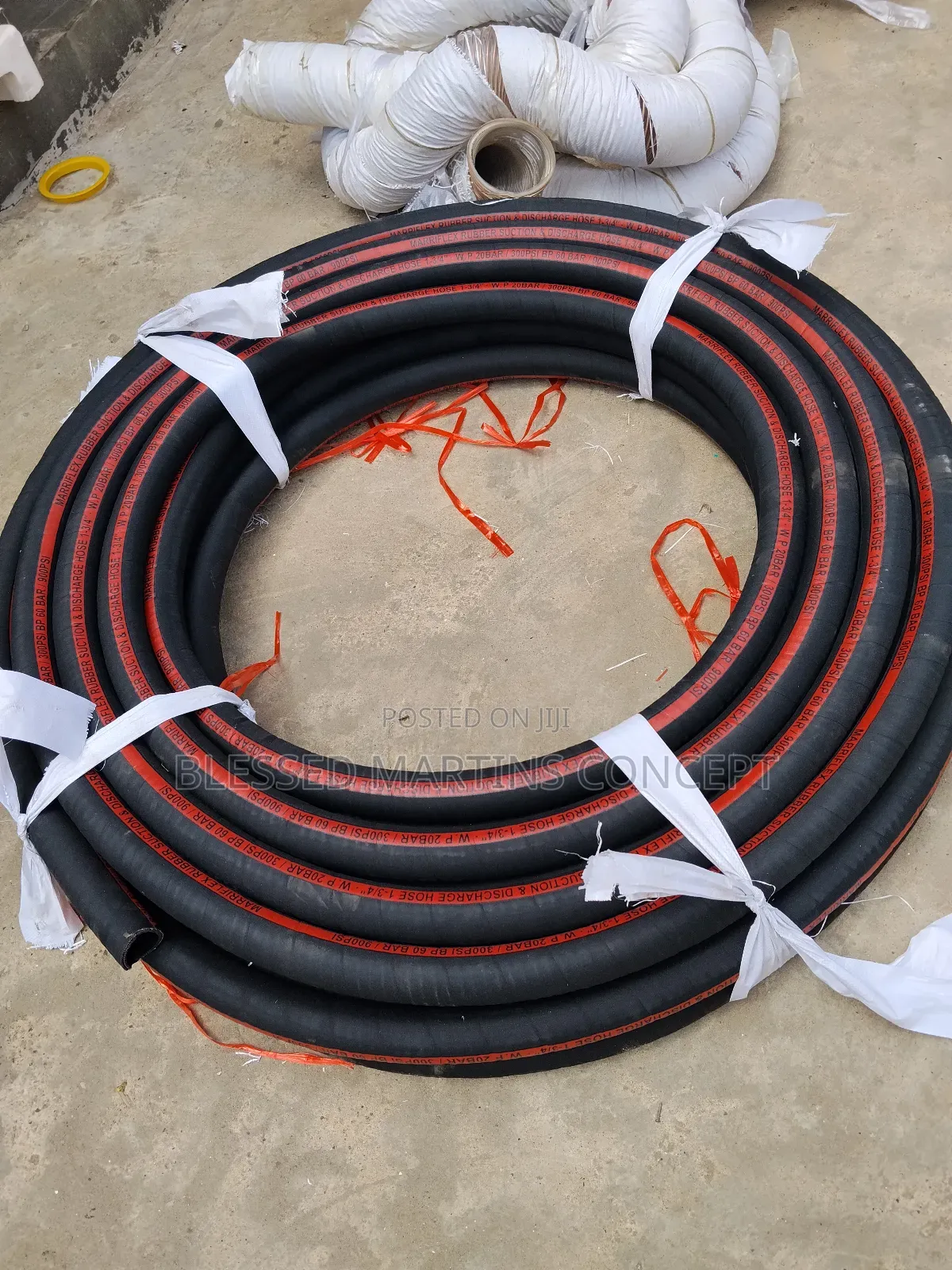 1 by 3⁄4 Wire Suction/Discharge Hose for Chemicals, Oil, Water, Petrol