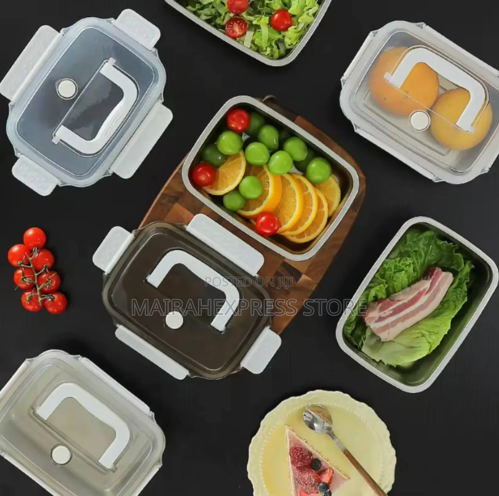 3pcs Stainless Steel Food Box
Size: 1500ml,1200ml,600ml (T2mm7)