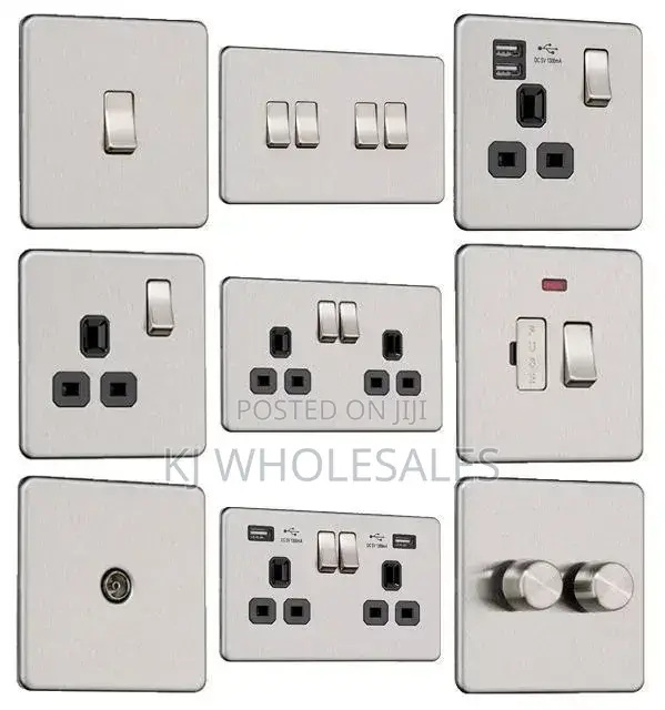 Metallic Cland and Volex Switches and Socket