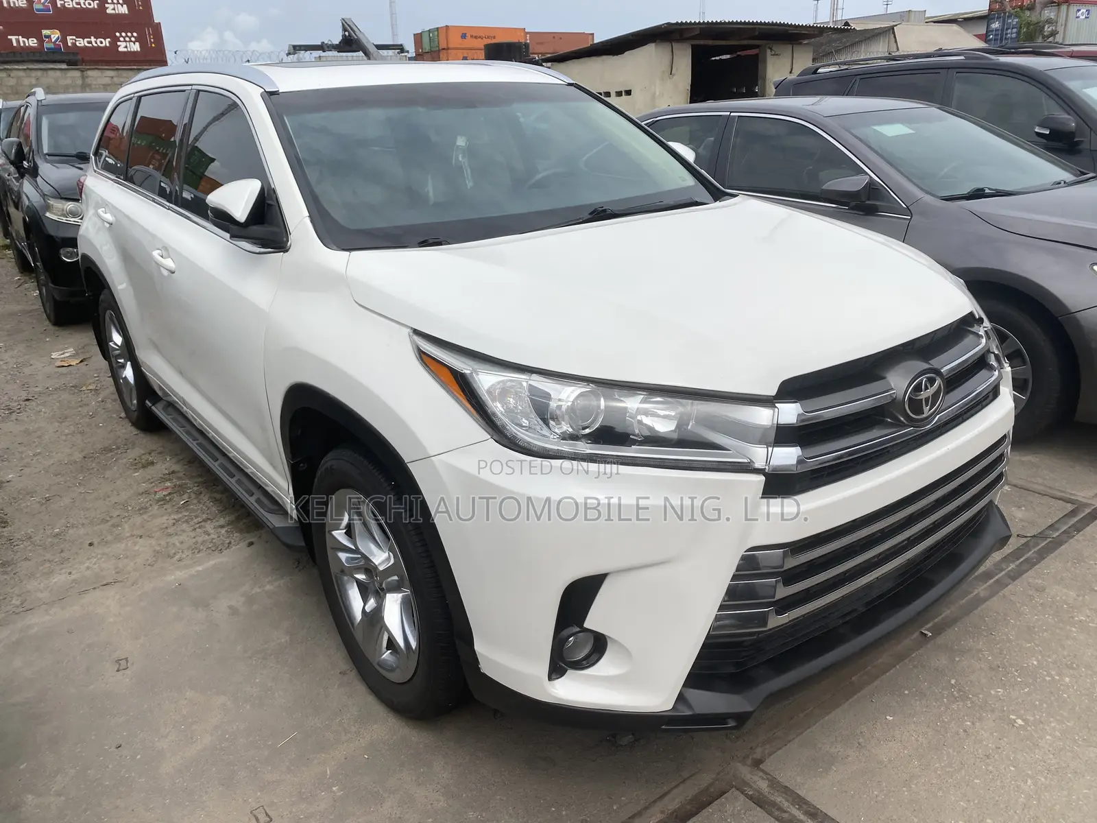 Toyota Highlander Limited V6 4x2 (3.5L 6cyl 6A) 2016 White