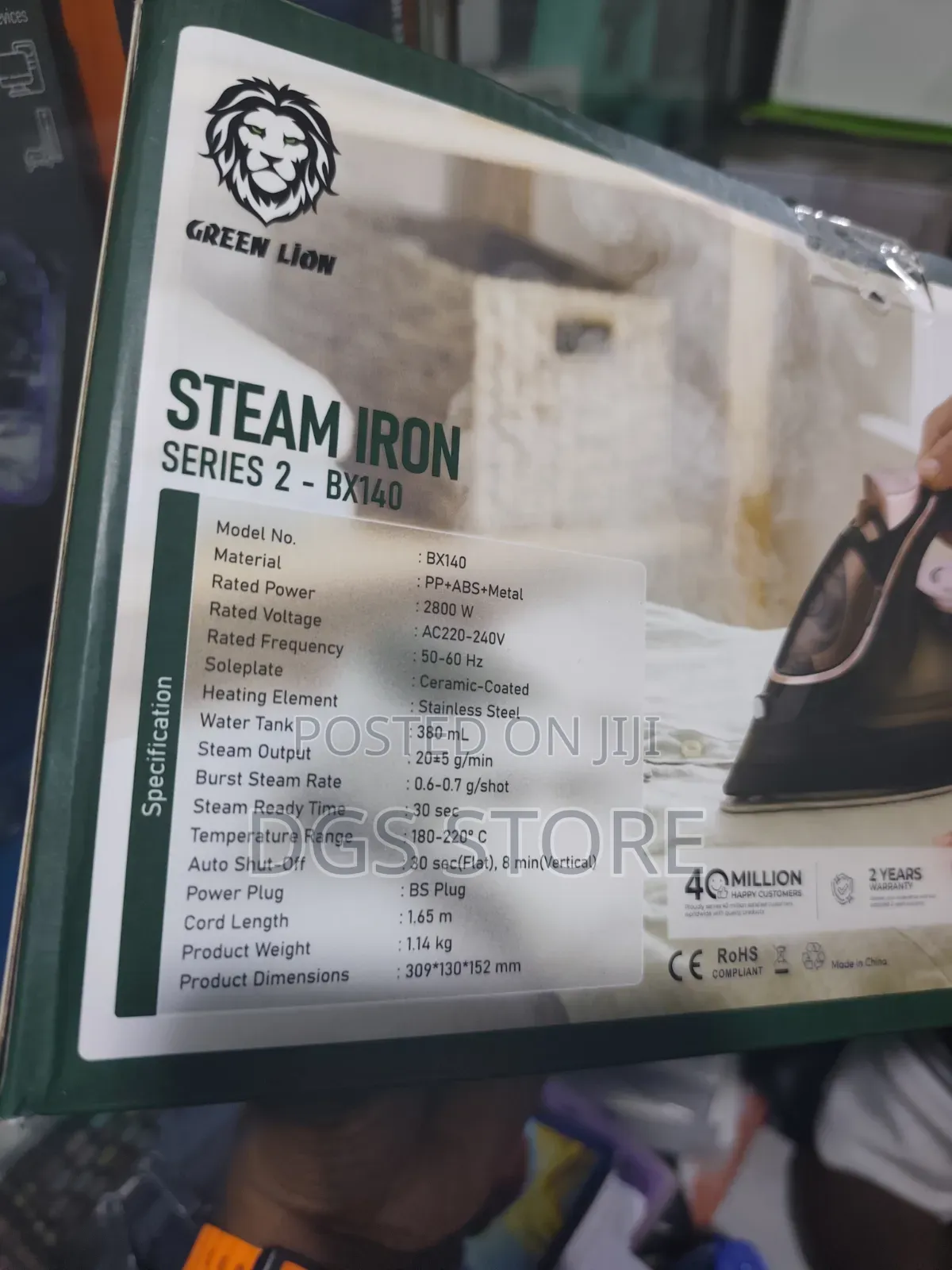 Green Lion Bx140 Steam Iron Series 2