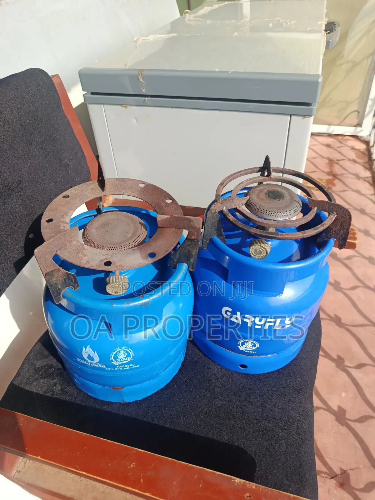 Neatly Used Gas Cylinders for Sale at Bodija Market, Ibadan.12.5kg-
