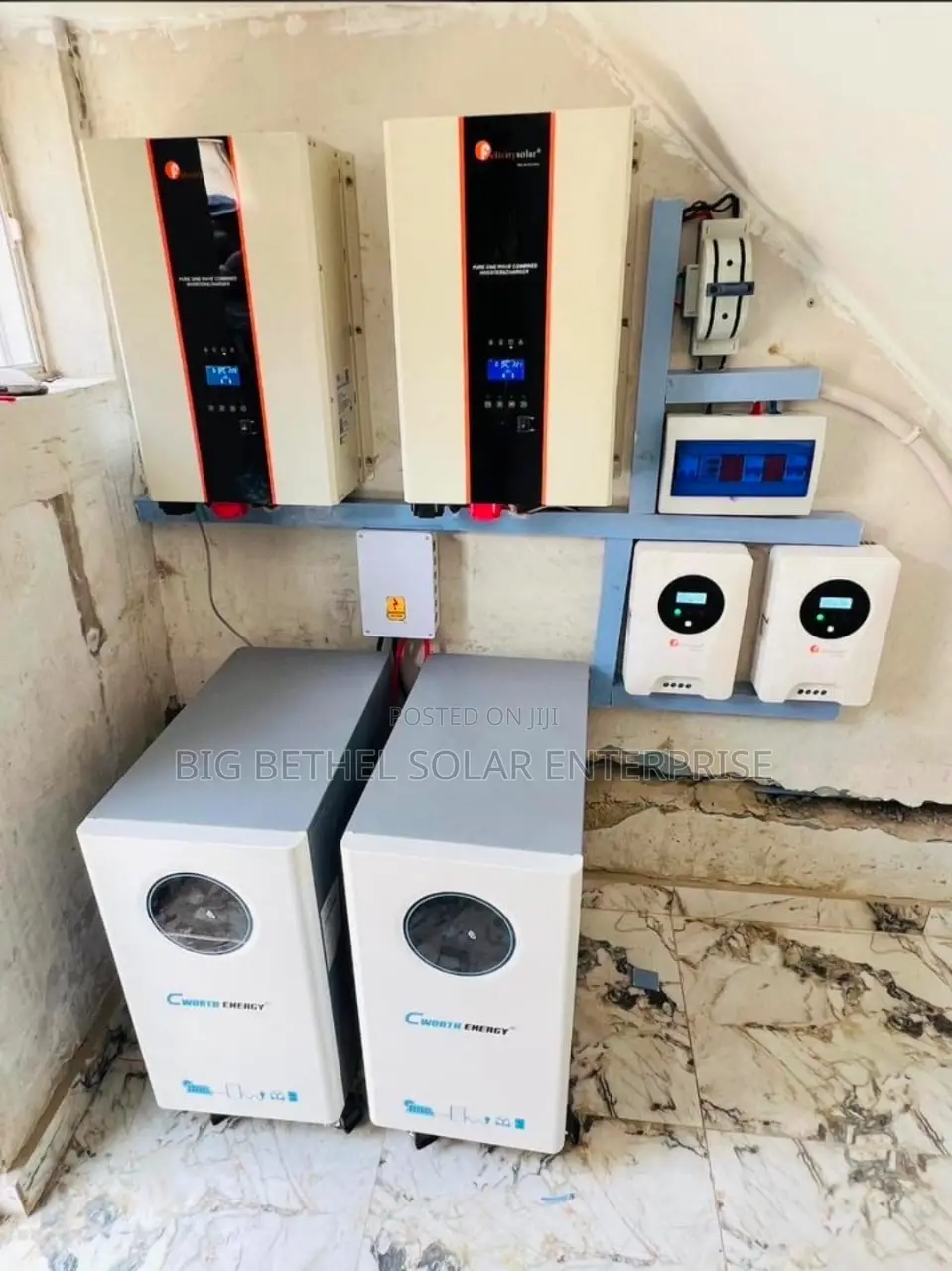 Cworth 15kwh 51.2 300ah Solar Lithium Iorn Battery