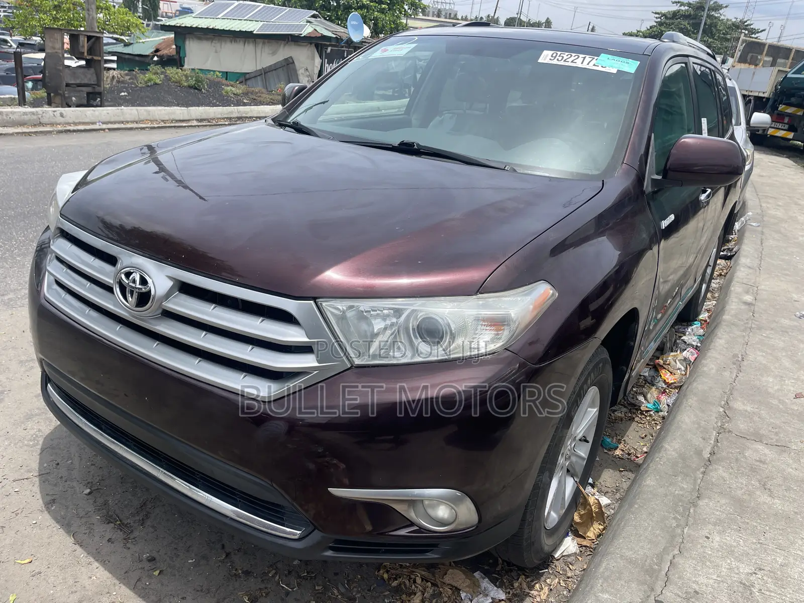 Toyota Highlander Limited 3.5l 4WD 2013 Red