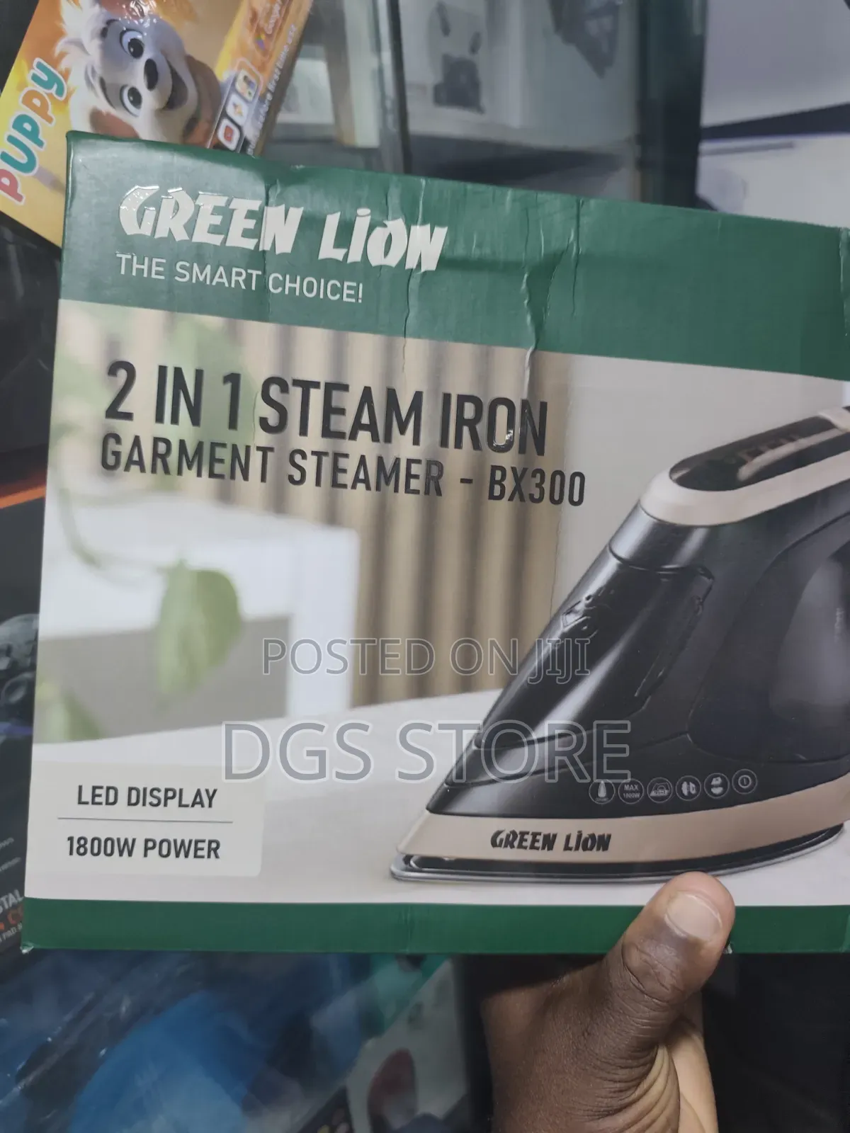 Green Lion 2in1 Bx300 Steam Iron Garment Steamer