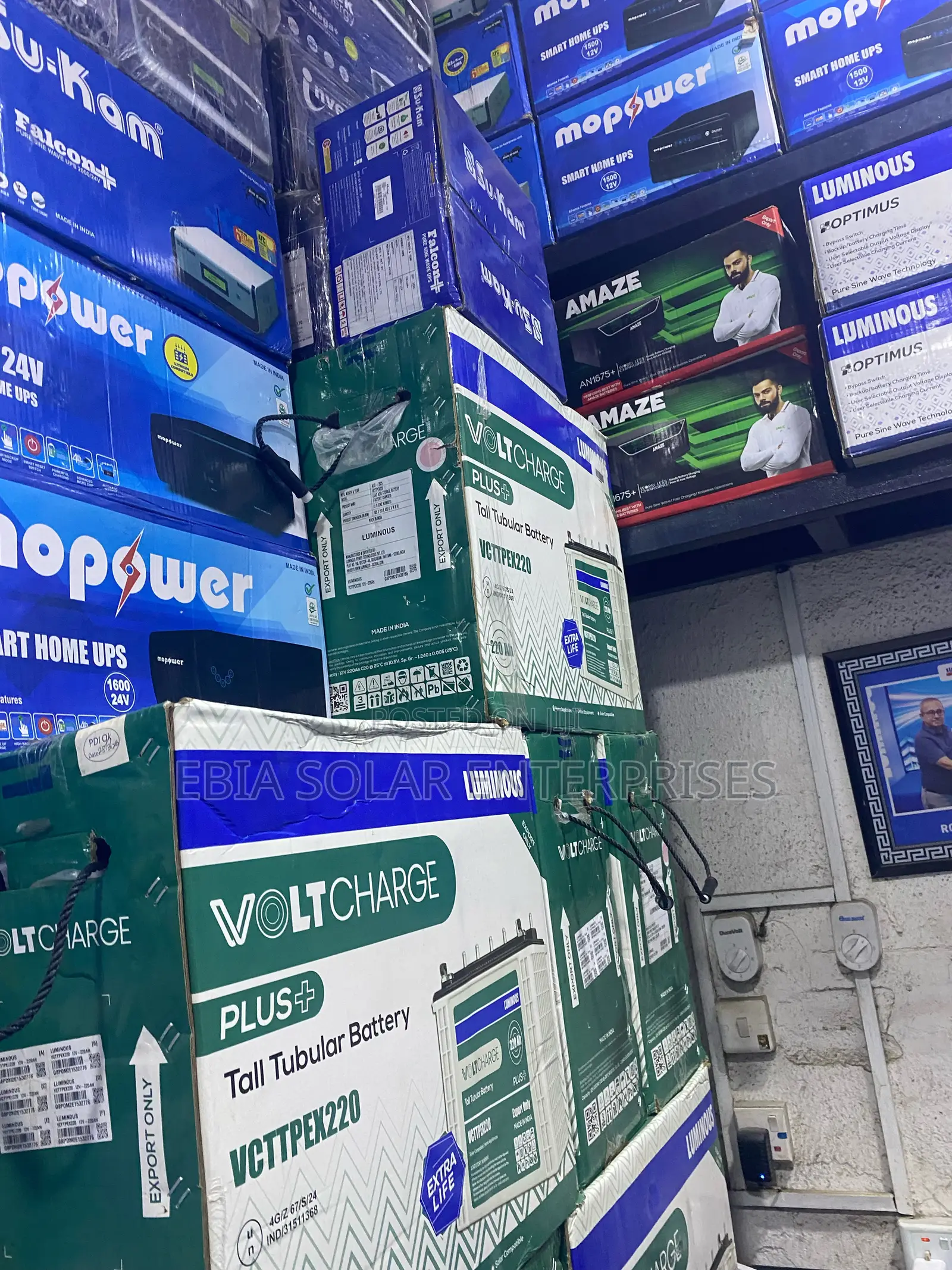 220ah Voltcharge Tubular Battery Luminous