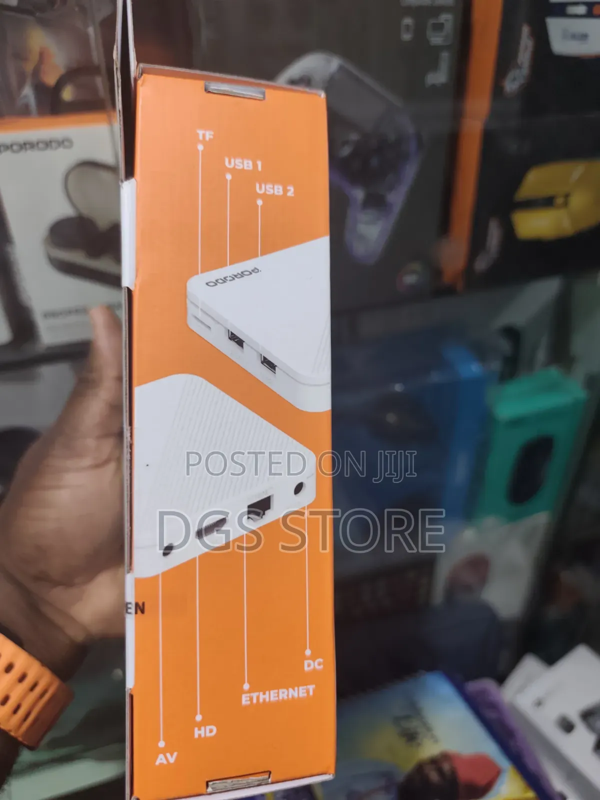 Porodo Echobox Android TV Box Ultra Hd Streaming