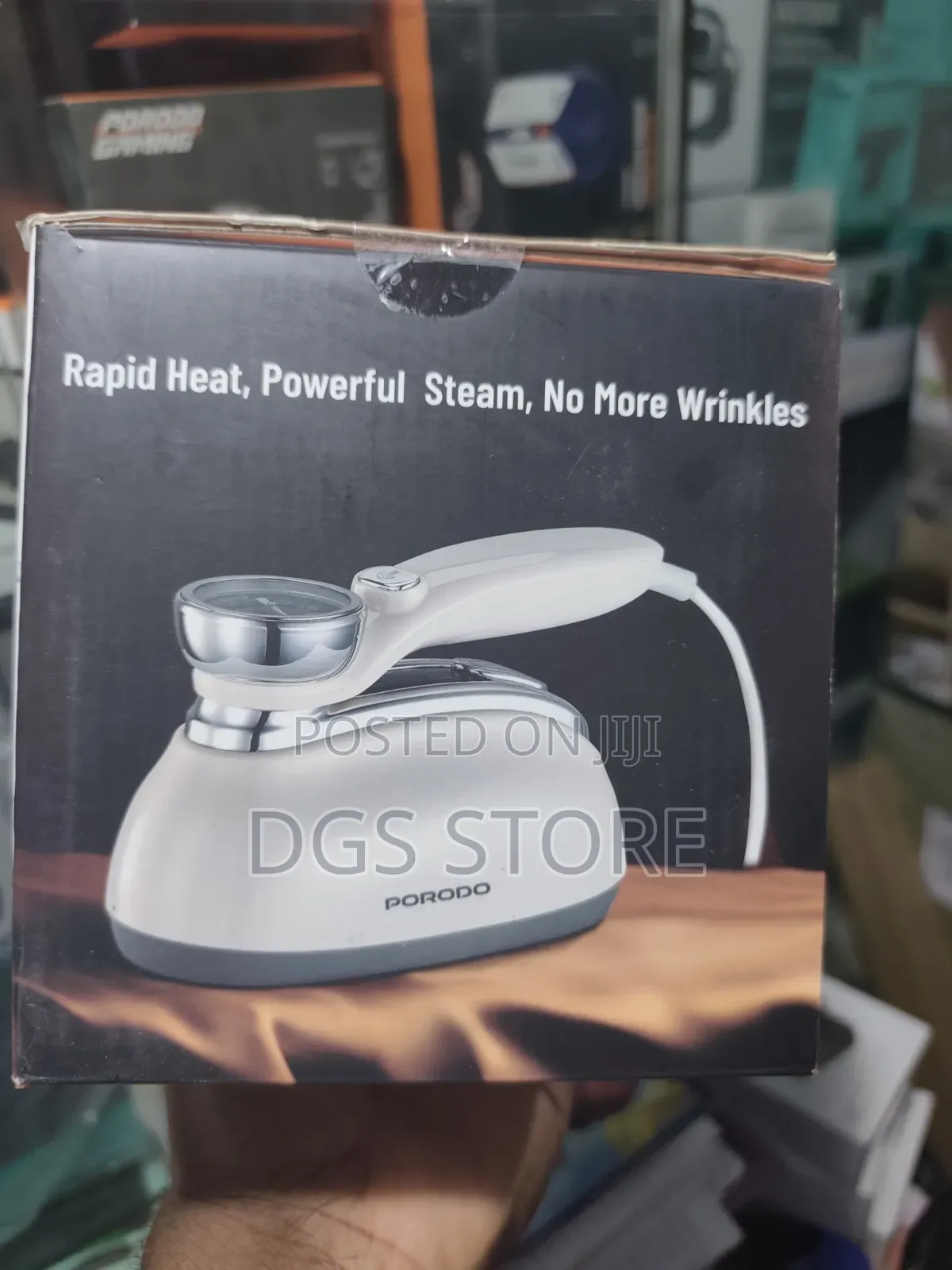 Porodo Retro Thermometer Steam Heat Iron
