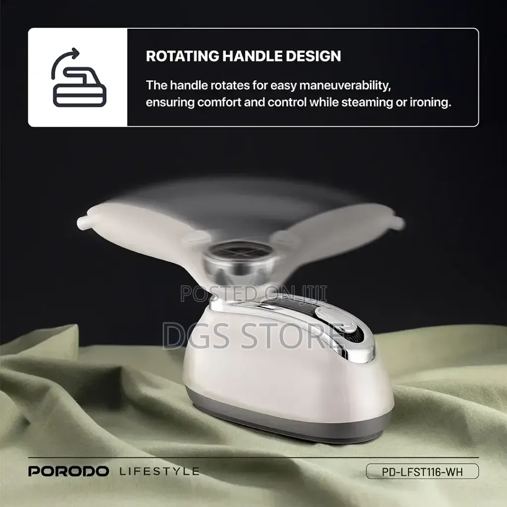 Porodo Retro Thermometer Steam Heat Iron