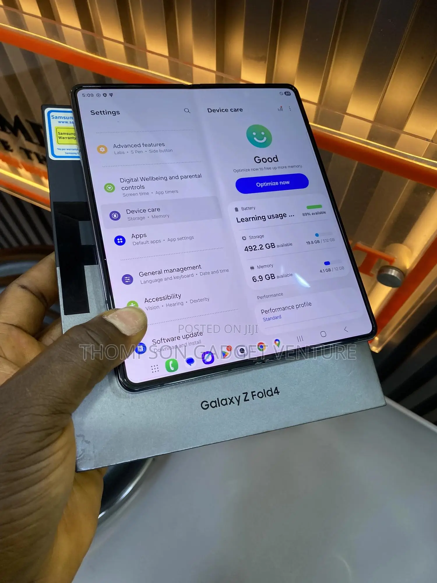 Samsung Galaxy Z Fold4 512 GB Blue