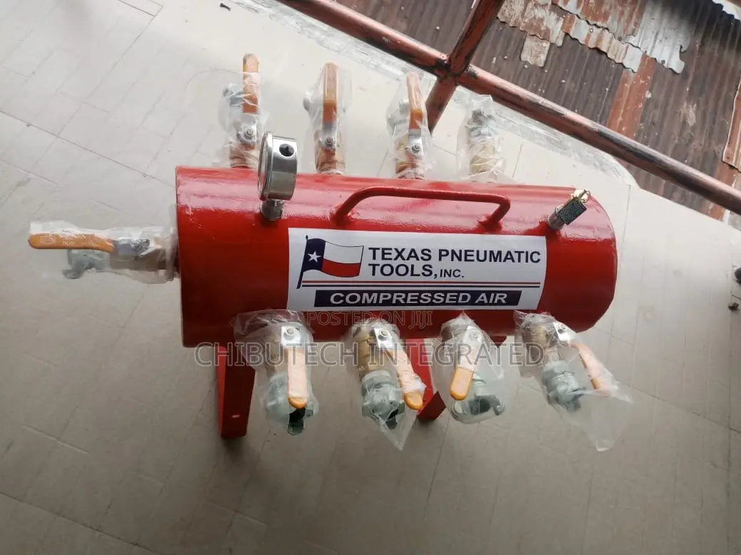 15-Gallon Texas Pneumatic Tools Air Distribution Manifold.