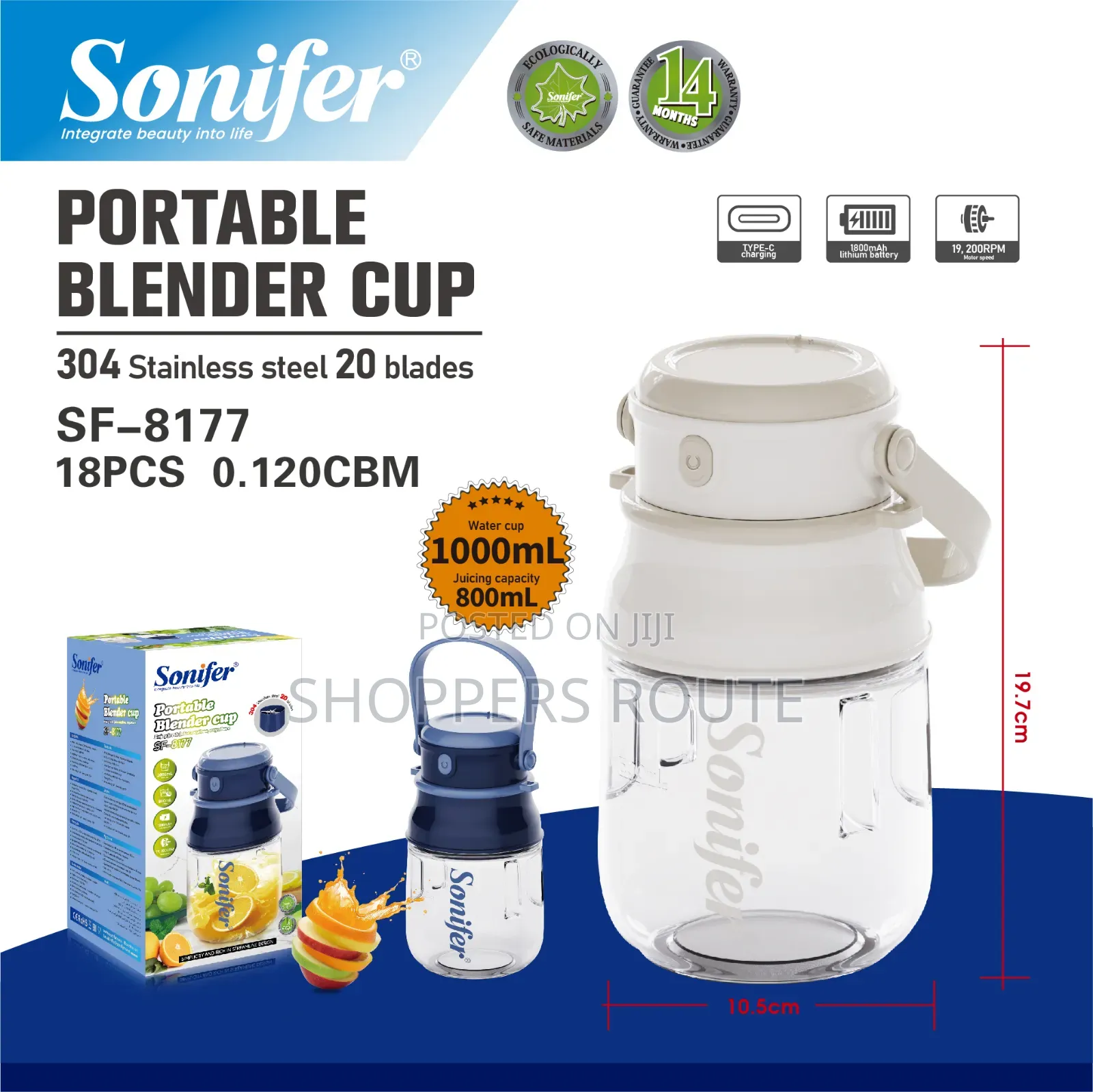 Sonifer Portable Blender Cup Sf 8177