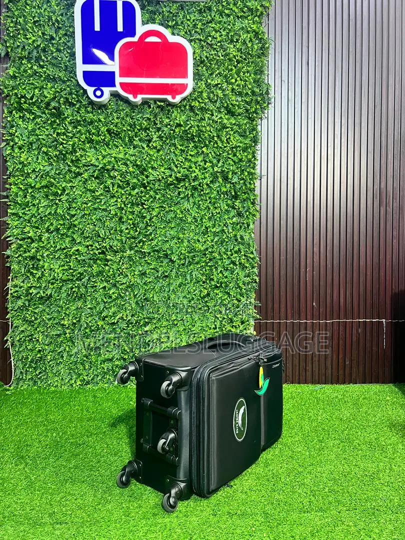 4-in-1 Black Travel Luggage Set