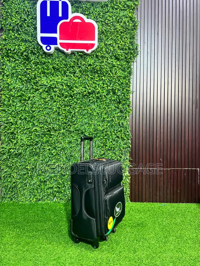 4-in-1 Black Travel Luggage Set