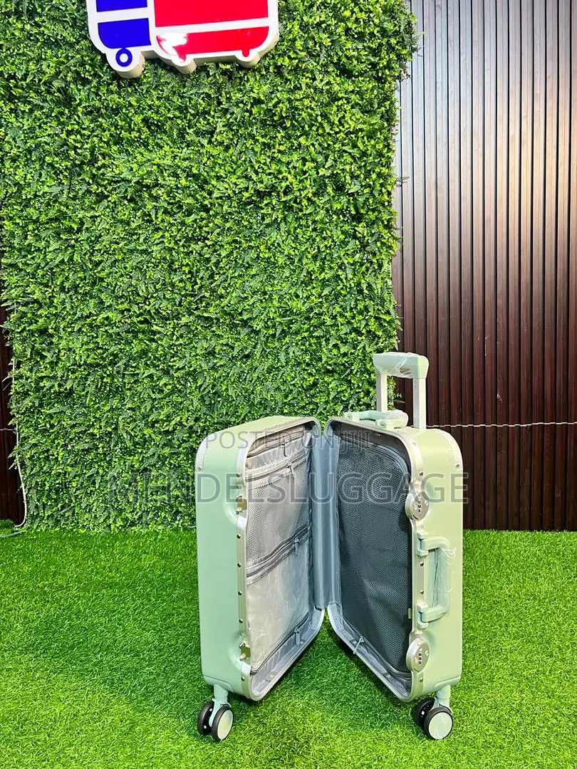 Executive 3-Piece Aluminum Frame Suitcase Set
