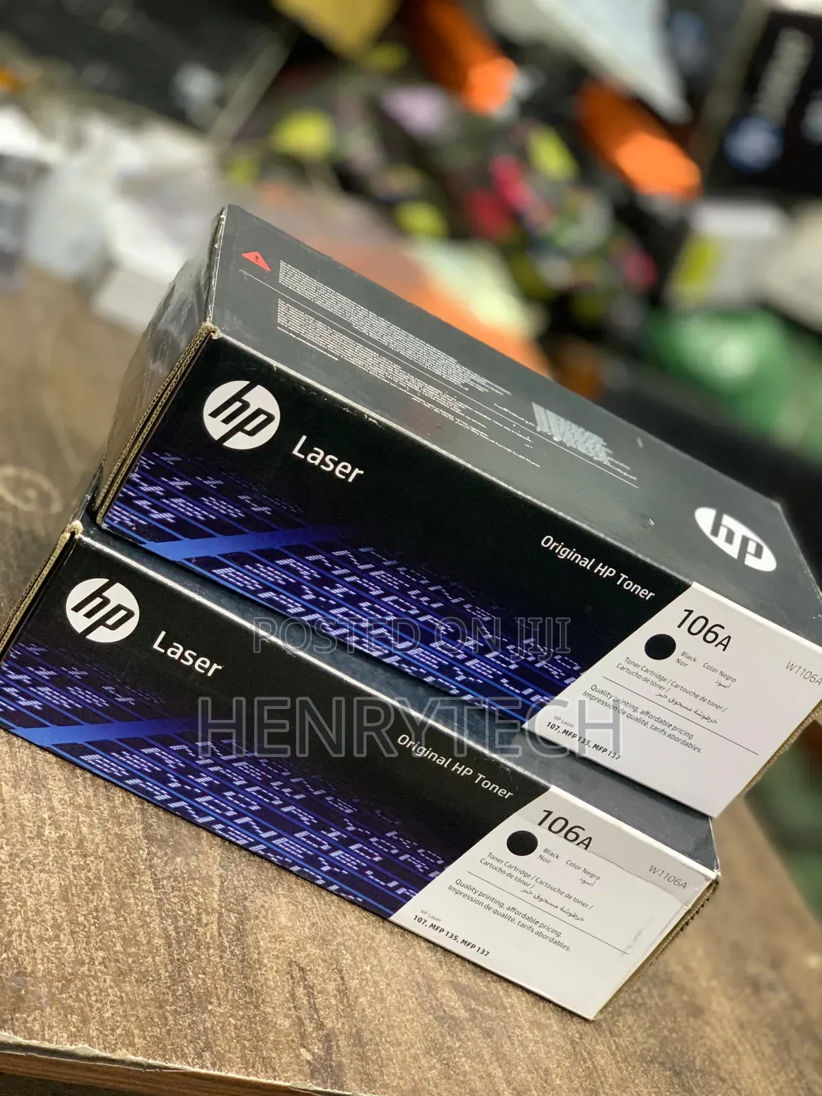 106a Cartridge Toner Genuine Hp Black