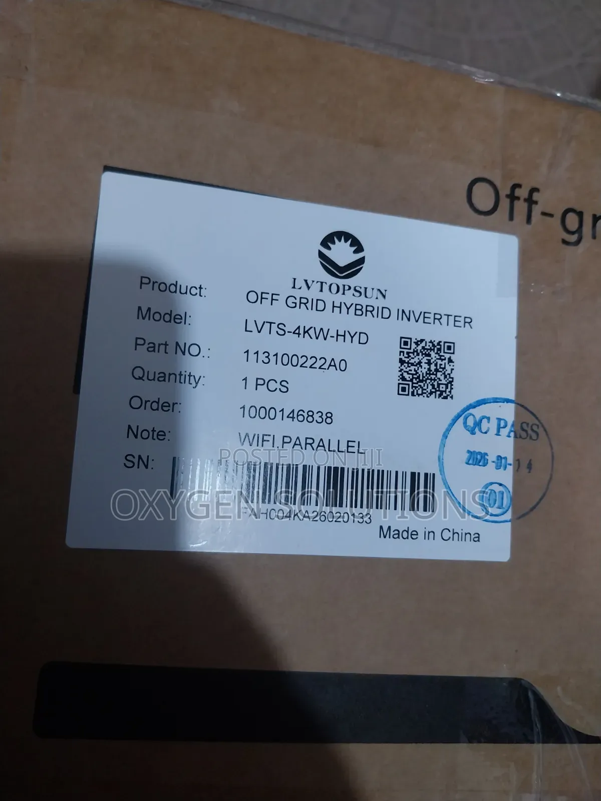 4kva 24v Lvtopson Hybrid Inverter