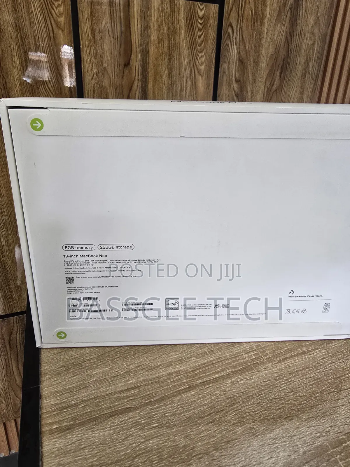 New Laptop Apple MacBook Neo 2026 8GB SSD 256GB