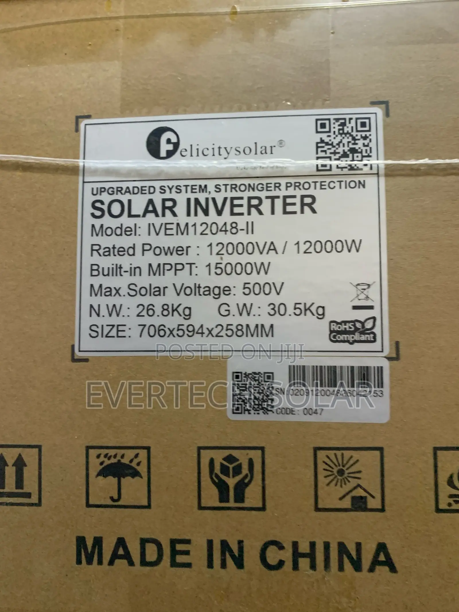 Felicity 8kva 48v Off-Grid Hybrid Smart Inverter System