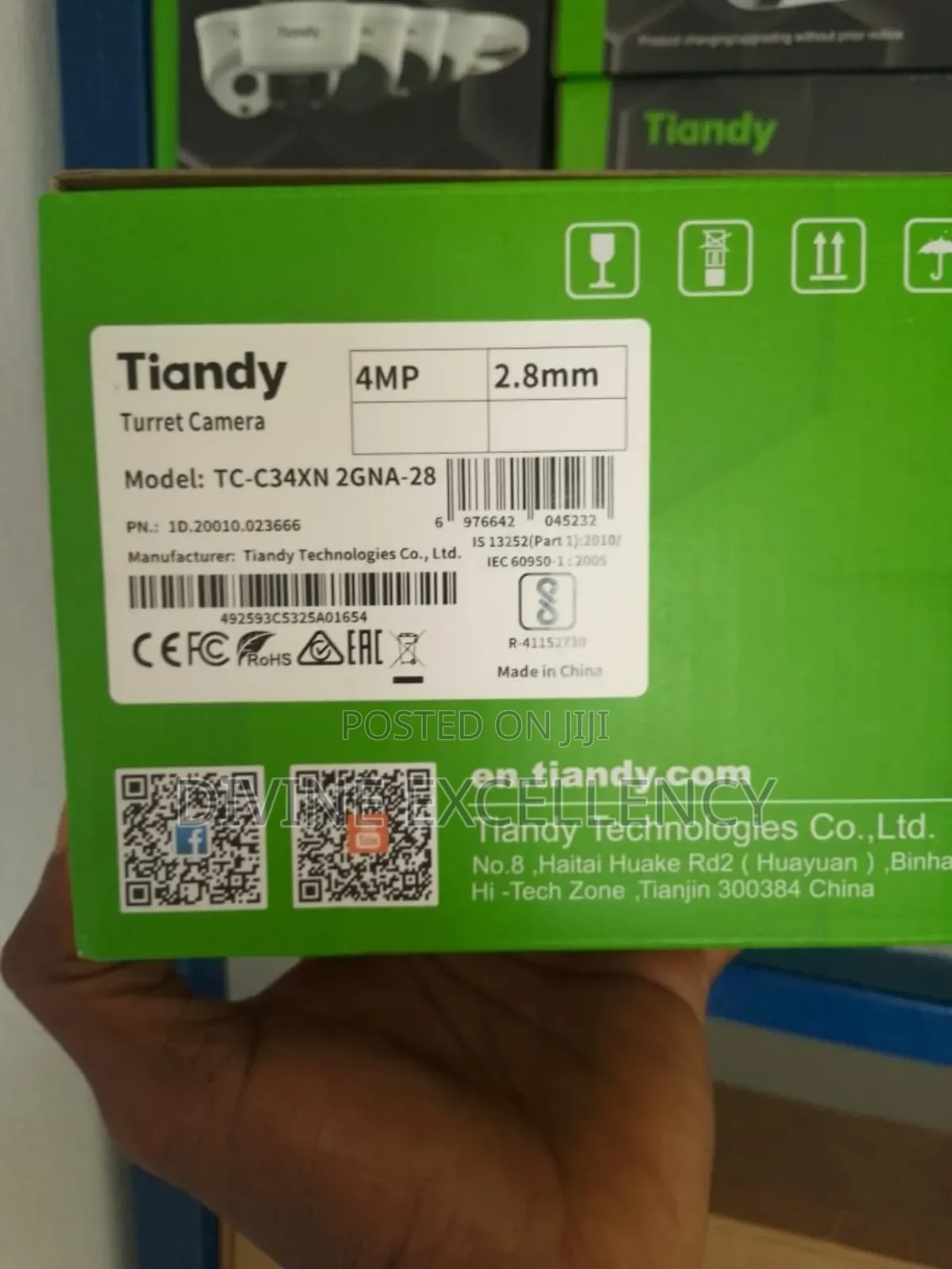 Tiandy Ip Dome 4mp CCTV Camera Indoor