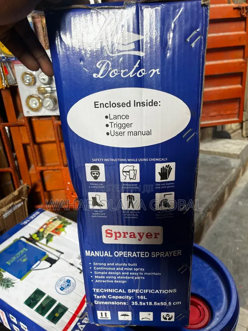 Doctor 16l Manual Knapsack Sprayer Farm Garden Sprayer