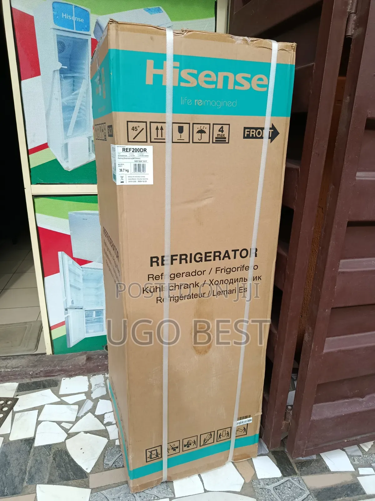 Hisense Double Door Fridge 200 Litrs 2 Yrs Warranty