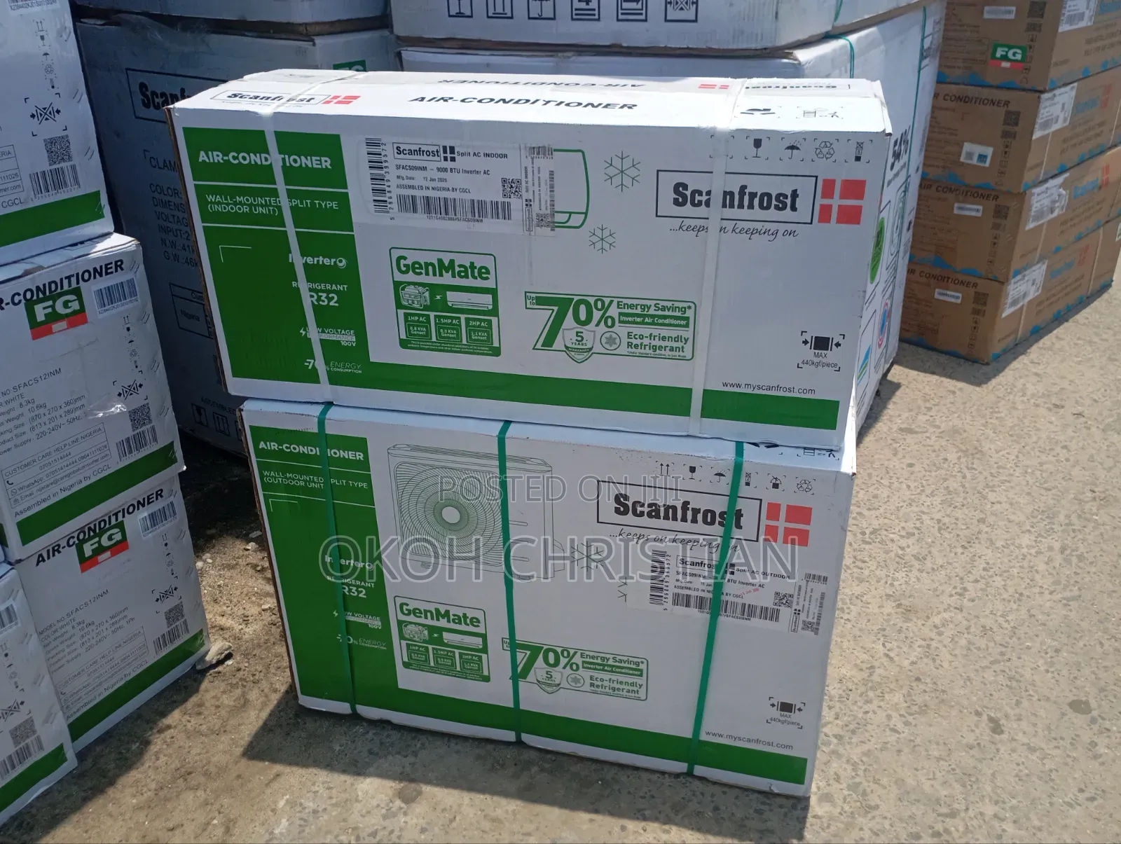 Scanfrost 1.5hp Inverter Air Condition