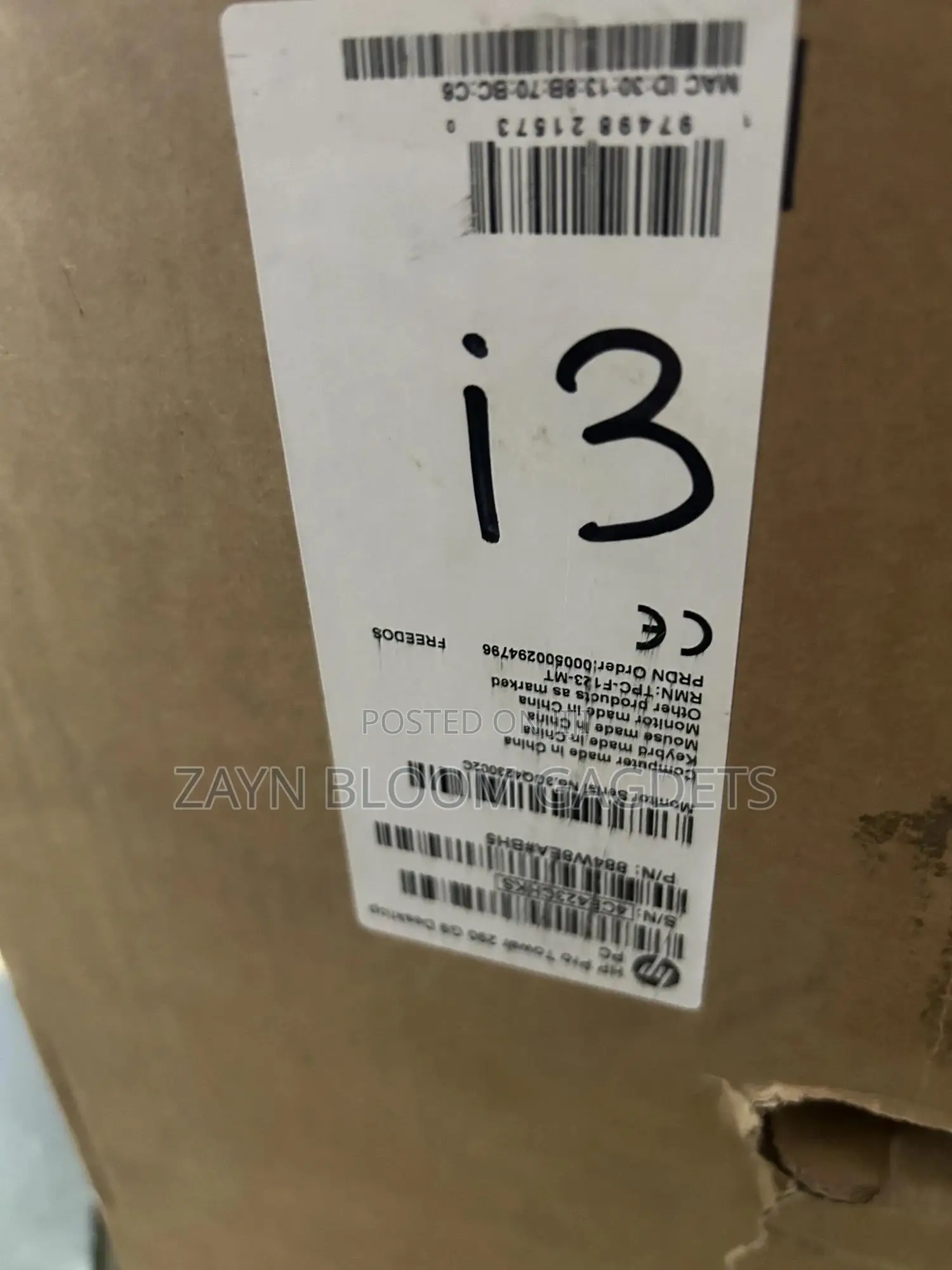 New Desktop Computer HP 290 G9 8GB Intel Core i3 SSD 512GB