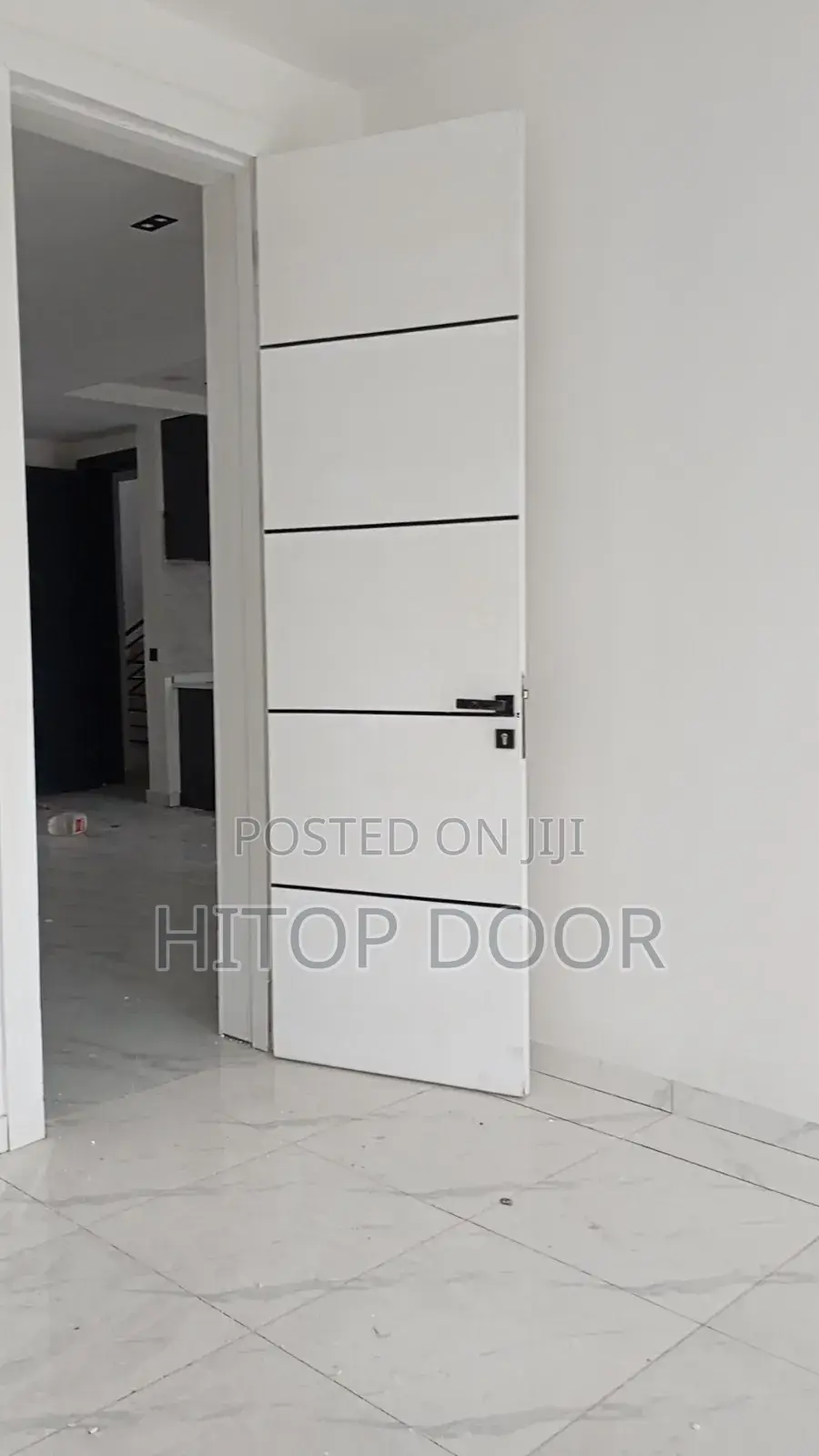 Modern HDF Door Extra Height Door With Frame and Architrave