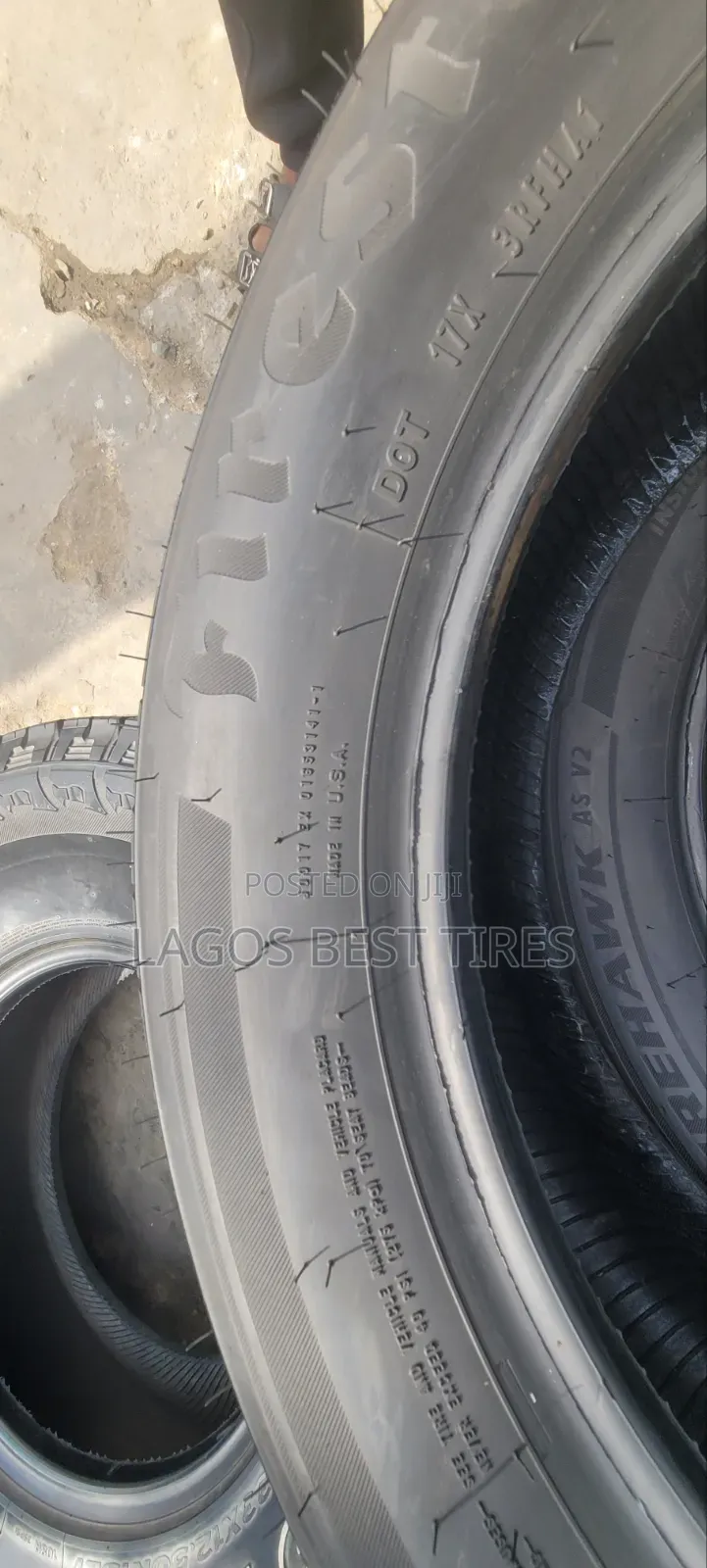 Usa Standard: Firestone Firehawk as V2 – 215/55r17 (Brand New)