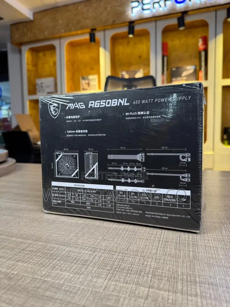 Msi Mag A650bn 650w (80 Plus Bronze)