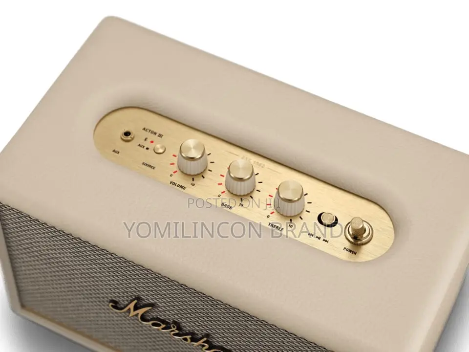 Marshall Acton Iii Bluetooth Home Speaker - Cream
