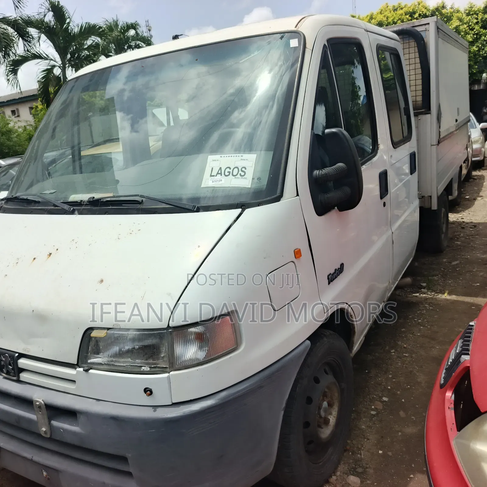 Peugeot Boxer Pickup Double Cabin 16 Rim Tokunbo With Custom Paper