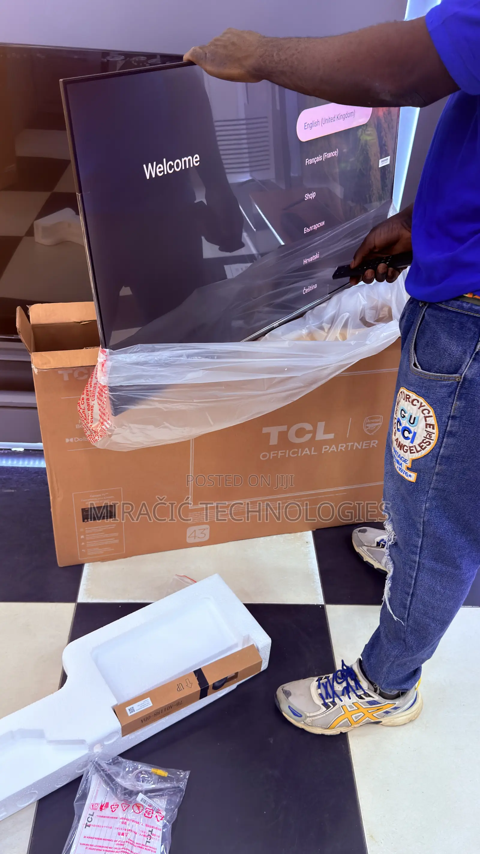 TCL 43inch Smart Andriod Qled Tv