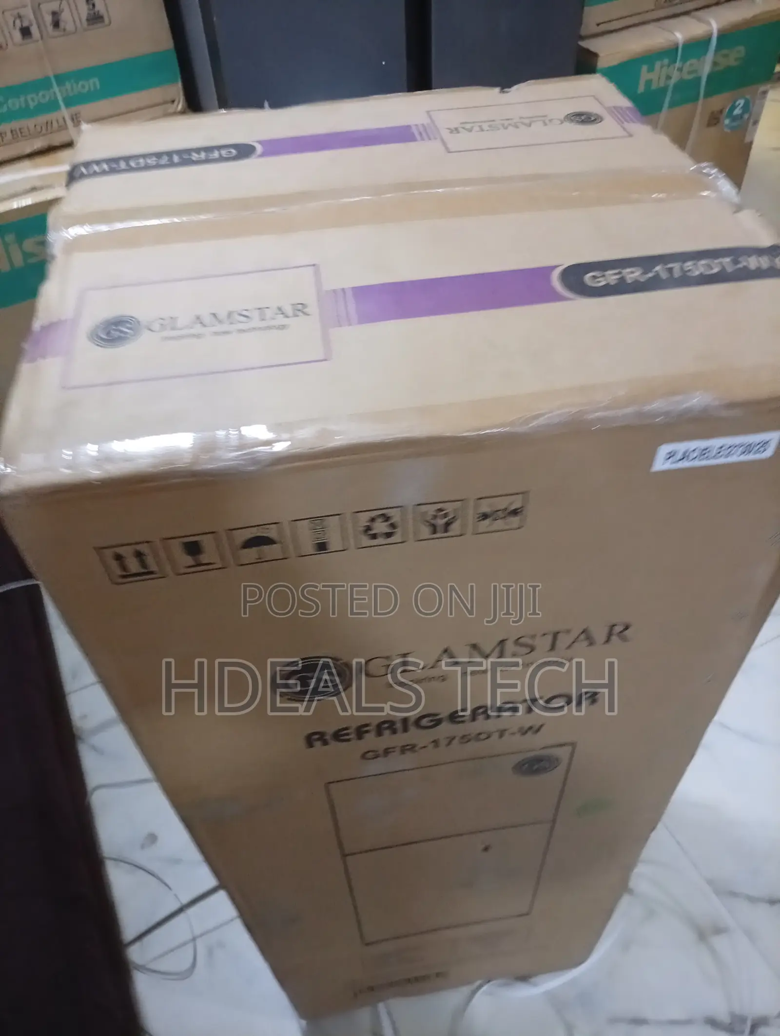 Glamstar Double Door 175l Refrigerator –For Shops