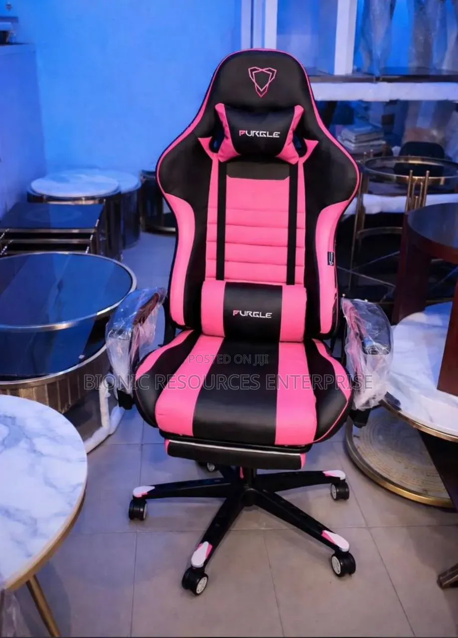Black and Pink Colour Gaming Chair
